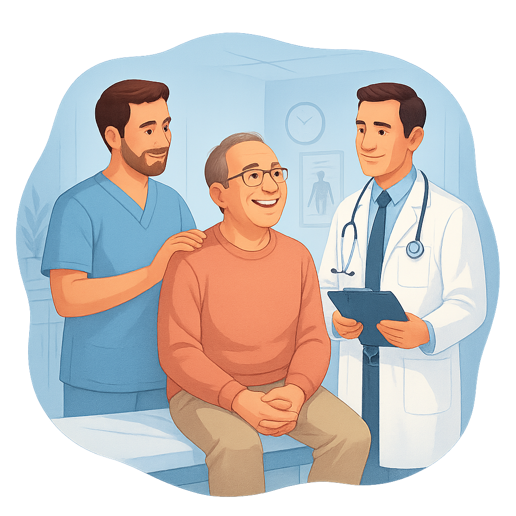Clinical trial illustration